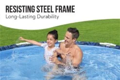 Bestway 10ft X 26in Leaf Print Round Steel Pro Above Ground Pool 15 Bestway 10ft X 26in Leaf Print Round Steel Pro Above Ground Pool -Bestway Sale 10ft bestway steel frame swimming pool
