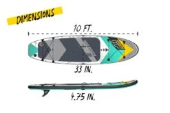 Hydro-Force 10ft Inflatable Paddle Board/ Kayak Set - Aqua Wander -Bestway Sale 10ft inflatable paddle board