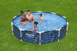 Bestway 10ft X 26in Leaf Print Round Steel Pro Above Ground Pool 14 Bestway 10ft X 26in Leaf Print Round Steel Pro Above Ground Pool -Bestway Sale 10ft leaf steel frame pool