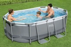 Bestway 10ft X 33in Dark Grey Oval Steel Pro MAX Above Ground Pool Set -Bestway Sale 10ft steel pro max swimming pool