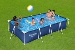 Bestway 13.1ft X 6.11ft X 32in Navy Blue Rectangle Steel Pro Above Ground Pool Set 15 Bestway 13.1ft X 6.11ft X 32in Navy Blue Rectangle Steel Pro Above Ground Pool Set -Bestway Sale 13ft swimming pool