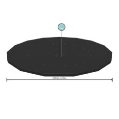 Bestway 15ft Round Pool Cover For Steel Pro Max Above Ground Pools -Bestway Sale 15ft frame pool cover