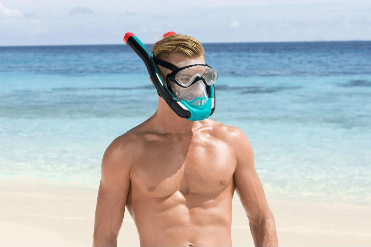 Bestway Hydro-Pro SeaClear Flowtech Snorkeling Mask, L/XL 6 Bestway Hydro-Pro SeaClear Flowtech Snorkeling Mask, L/XL - Image 4