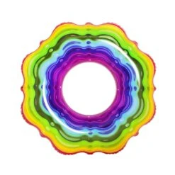 Bestway Inflatable Rainbow Ribbon Swim Ring Pool Float