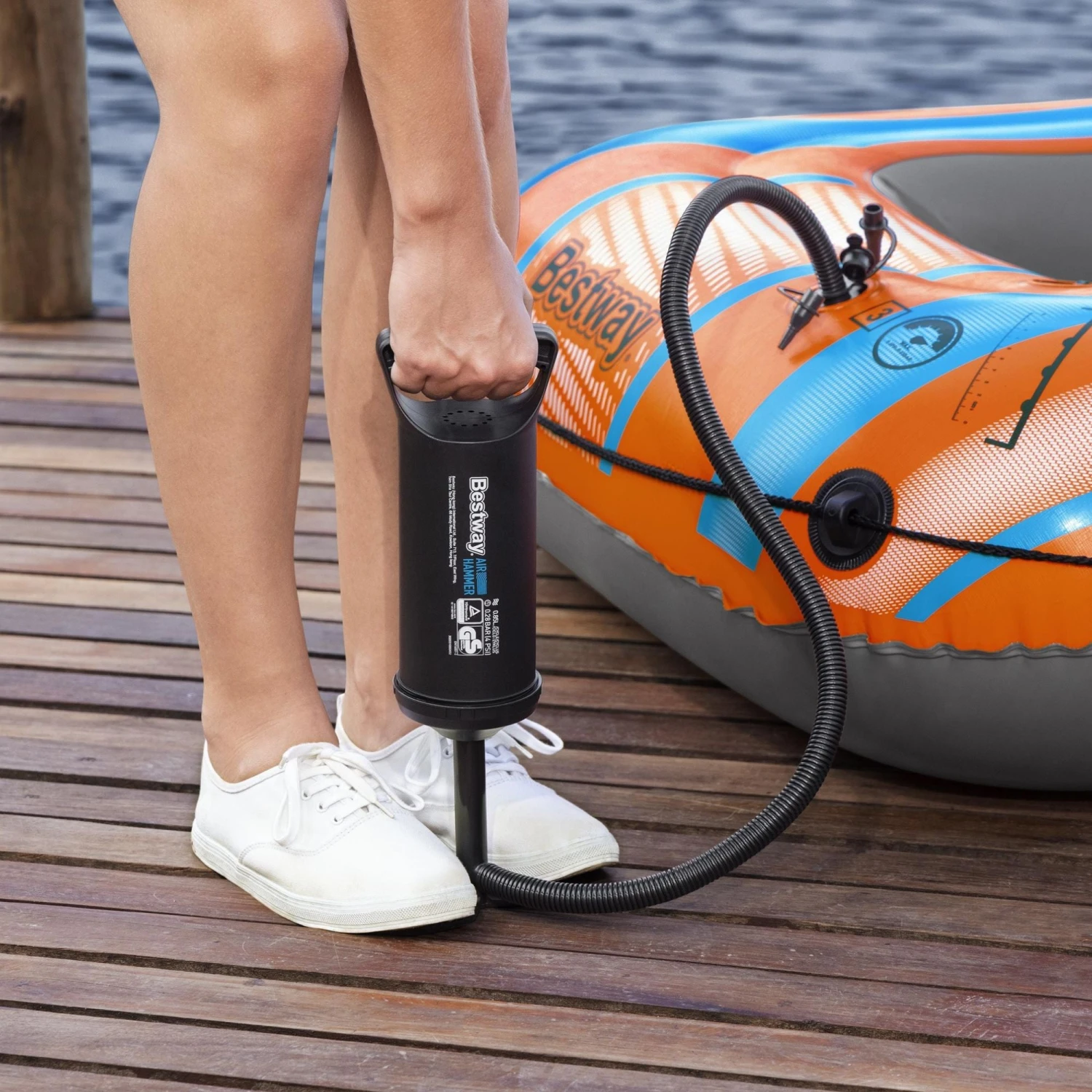 Bestway Air Hammer 12" Manual Inflation Pump 6 Bestway Air Hammer 12" Manual Inflation Pump - Image 4