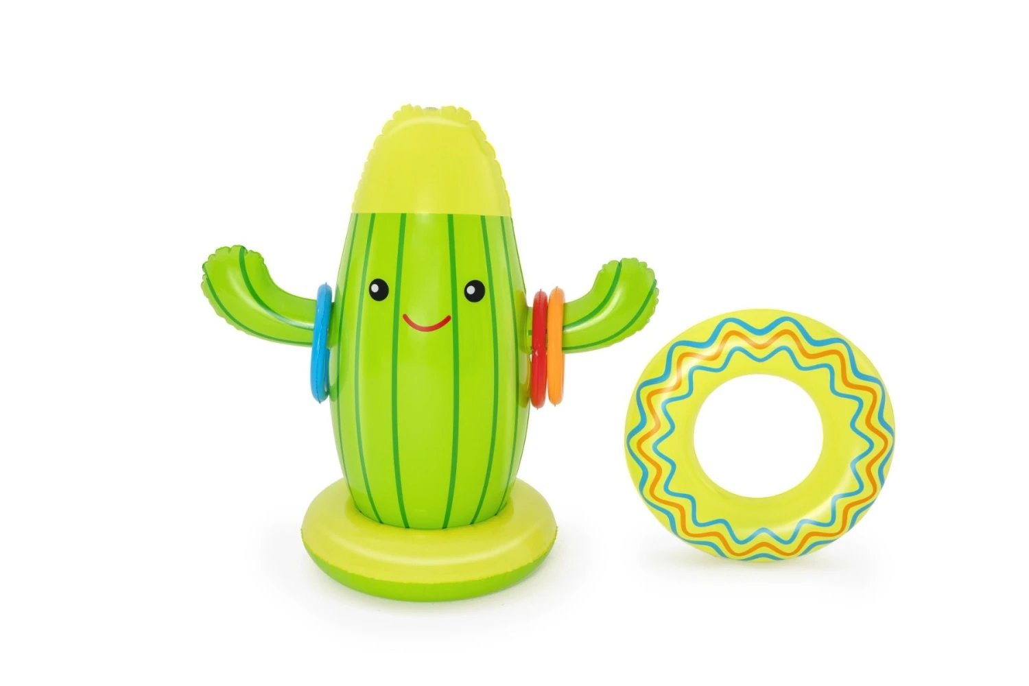 Bestway Inflatable Cacti Sprinkler, With Ring Toss 11 Bestway Inflatable Cacti Sprinkler, With Ring Toss - Image 9