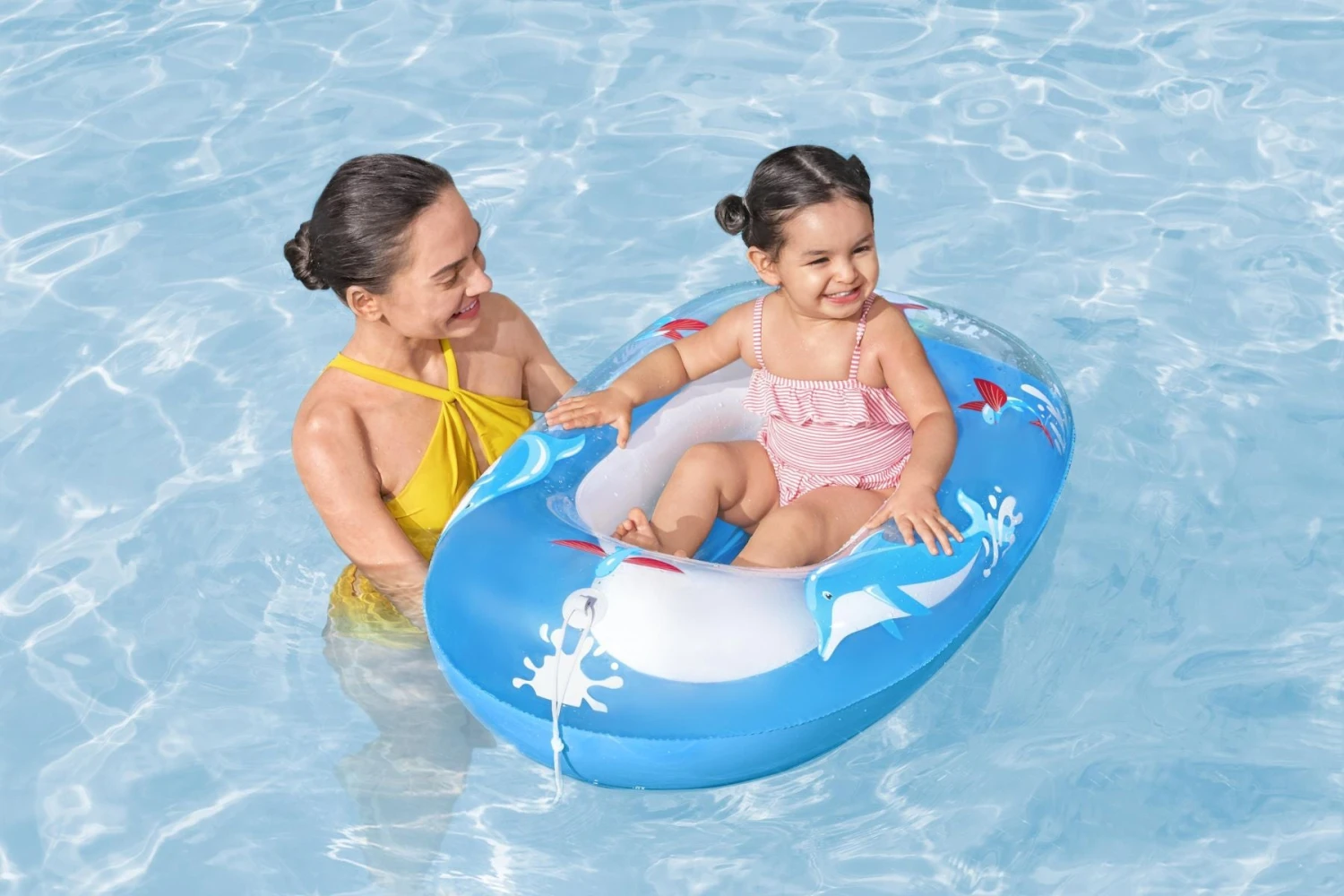 Kids Inflatable Dolphin Pool Boat 7 Kids Inflatable Dolphin Pool Boat - Image 5