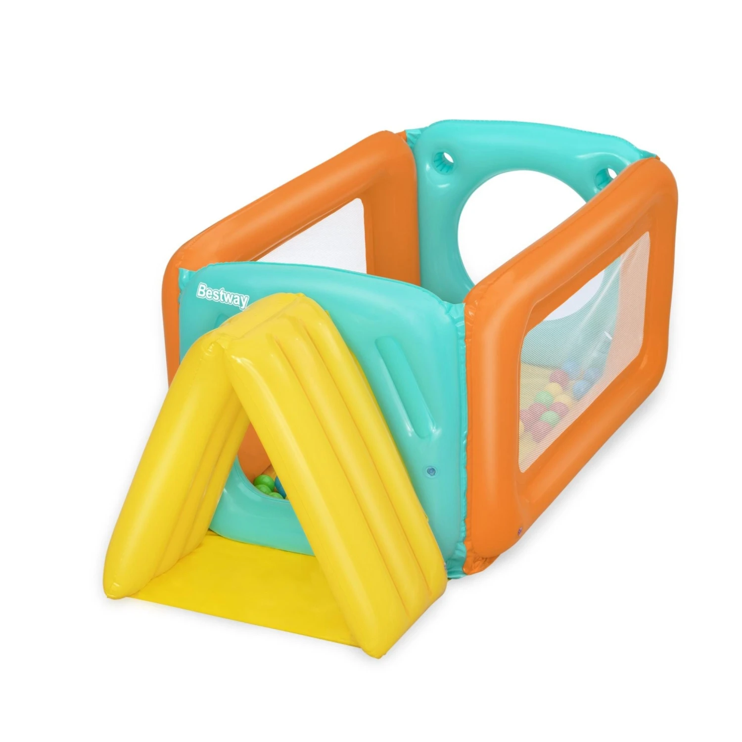 Bestway Kids Tunneltopia Inflatable Ball Pit, With 25 Balls 3 Bestway Kids Tunneltopia Inflatable Ball Pit, With 25 Balls