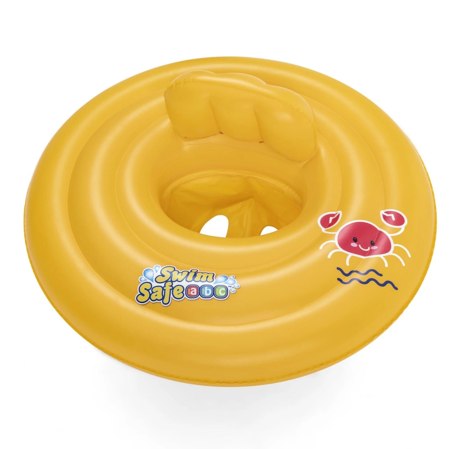Bestway Inflatable Round Baby Boat Swim Ring, With Backrest 3 Bestway Inflatable Round Baby Boat Swim Ring, With Backrest