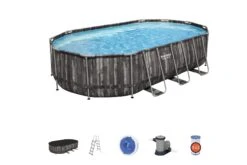 Bestway 20ft X 48in Wood Print Oval Power Steel Above Ground Pool Set 13 Bestway 20ft X 48in Wood Print Oval Power Steel Above Ground Pool Set -Bestway Sale 1 eb14caae 7898 484f a0de cb497d24097b