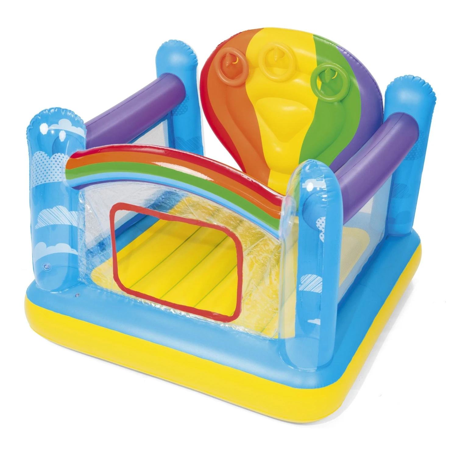 Bestway Kids Inflatable Hot Air Balloon Bouncy Castle, With Ring Toss Game 3 Bestway Kids Inflatable Hot Air Balloon Bouncy Castle, With Ring Toss Game