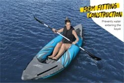 Hydro-Force 1 Person Inflatable Kayak Complete Set - Surge Elite -Bestway Sale 1 person single kayak surge elite
