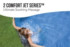 Bestway 20ft X 48in Stone Print Oval Power Steel Comfort Jet Above Ground Pool Set 16 Bestway 20ft X 48in Stone Print Oval Power Steel Comfort Jet Above Ground Pool Set -Bestway Sale 20ft oval swimming pool