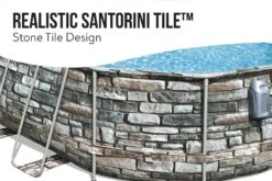 Bestway 20ft X 48in Stone Print Oval Power Steel Comfort Jet Above Ground Pool Set 17 Bestway 20ft X 48in Stone Print Oval Power Steel Comfort Jet Above Ground Pool Set -Bestway Sale 20ft stone print above ground pool
