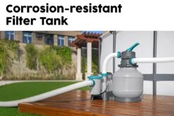 2200gal Pool Sand Filter For All Above Ground Pools - Grey -Bestway Sale 2200gal corrosion resistant filte tank