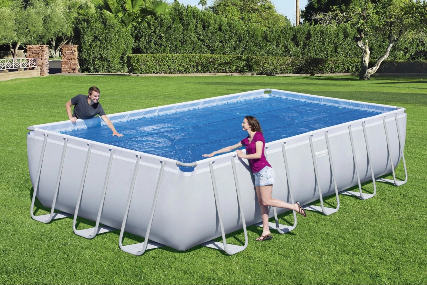 Bestway 24ftSolar Pool Cover For Power Steel Above Ground Pools 6 Bestway 24ftSolar Pool Cover For Power Steel Above Ground Pools - Image 4