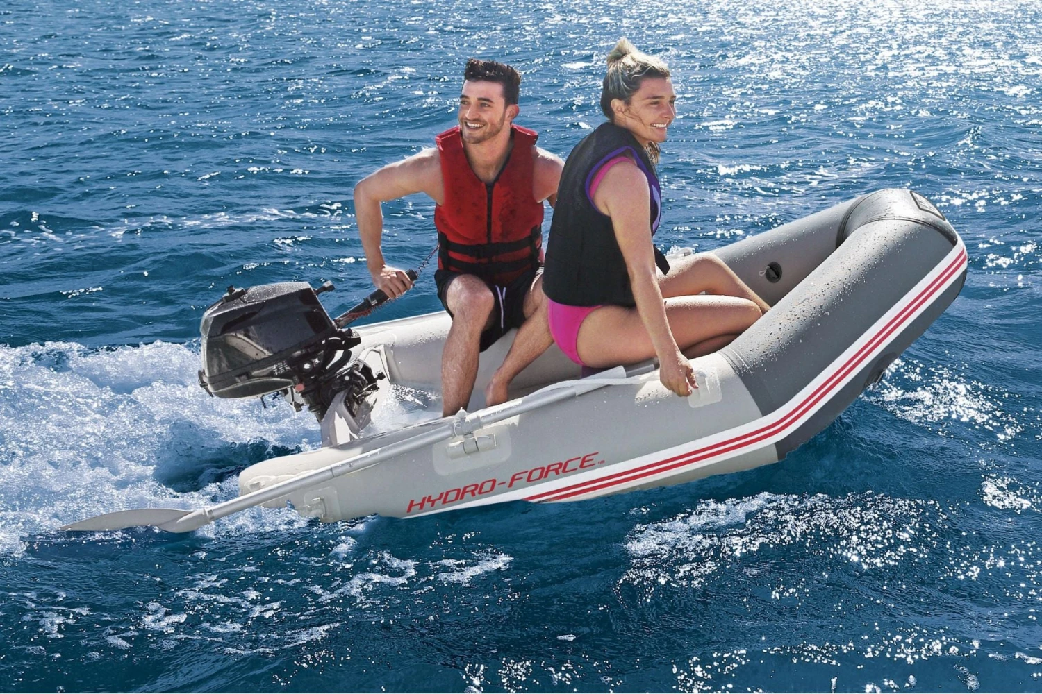 Hydro-Force 2 Person Inflatable Sport Boat - Caspian 7 Hydro-Force 2 Person Inflatable Sport Boat - Caspian - Image 5