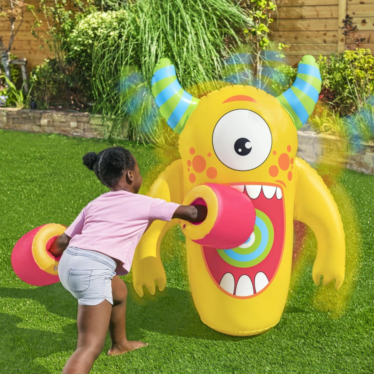 Bestway Kids Inflatable Bounce Back Monster Boxing Set 4 Bestway Kids Inflatable Bounce Back Monster Boxing Set - Image 2