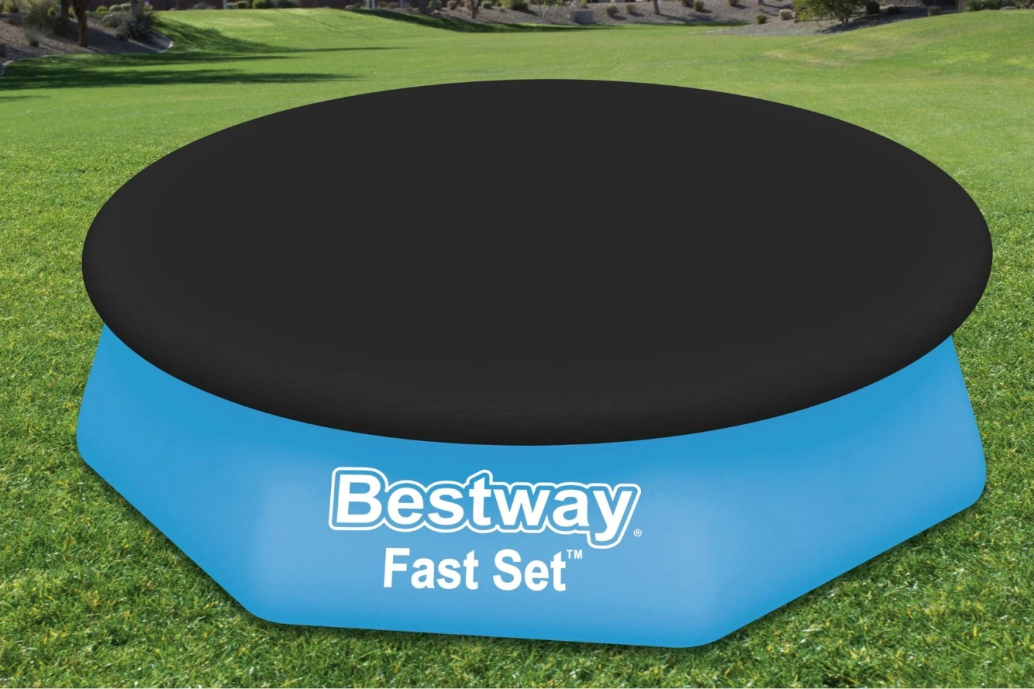 Bestway 8ft Pool Cover For Inflatable Fast Set Pools 7 Bestway 8ft Pool Cover For Inflatable Fast Set Pools - Image 5