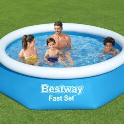 Bestway 8ft X 24inch Blue Round Fast Set Inflatable Above Ground Pool -Bestway Sale 2 663286a9 e2a8 4124 8371 16e28b882f96