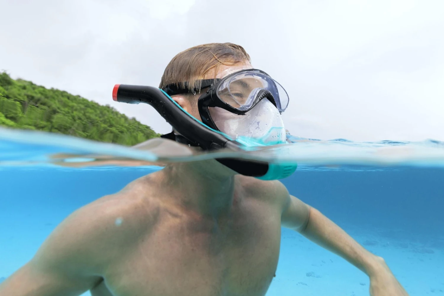 Bestway Hydro-Pro SeaClear Flowtech Snorkeling Mask, L/XL 7 Bestway Hydro-Pro SeaClear Flowtech Snorkeling Mask, L/XL - Image 5