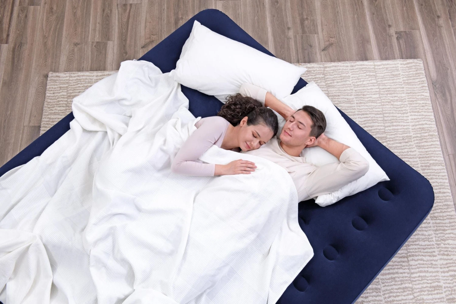 Bestway King Flocked Airbed Inflatable Air Mattress 6 Bestway King Flocked Airbed Inflatable Air Mattress - Image 5