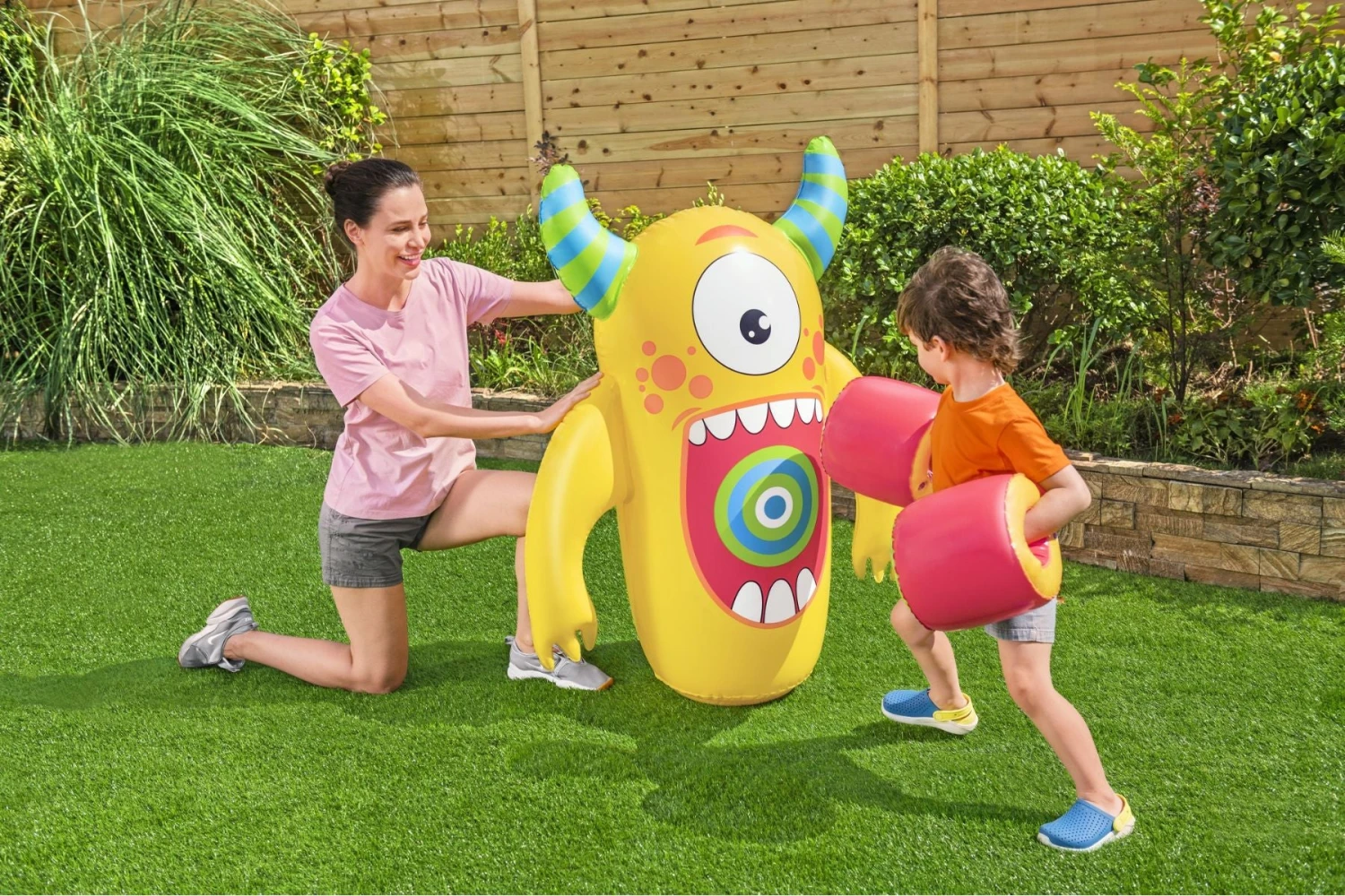 Bestway Kids Inflatable Bounce Back Monster Boxing Set 6 Bestway Kids Inflatable Bounce Back Monster Boxing Set - Image 4
