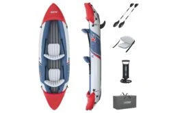 Hydro-force 2 Person Inflatable Kayak Set - Rapid X2 -Bestway Sale 2 man rapid kayak red