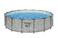 Bestway 16ft X 48in Stone Print Round Steel Pro Max Above Ground Pool Set 15 Bestway 16ft X 48in Stone Print Round Steel Pro Max Above Ground Pool Set -Bestway Sale 3 70a1ecc9 2ef5 49d6 bdbe 0a7f13e02090