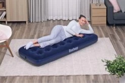 Bestway Single Flocked Airbed Inflatable Air Mattress -Bestway Sale 4 d13e8e76 21fe 4849 a058 8673160ac499