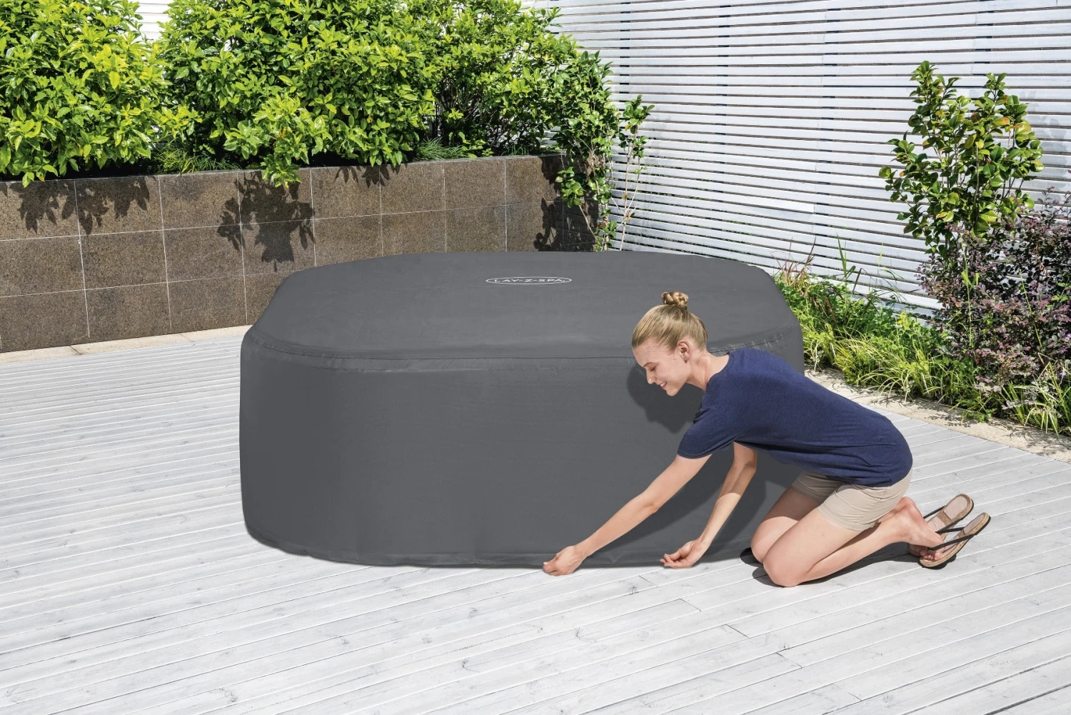 Lay-z Spa Square Thermal Hot Tub Cover - X Large 230cm X 71 Cm 14 Lay-z Spa Square Thermal Hot Tub Cover - X Large 230cm X 71 Cm - Image 12