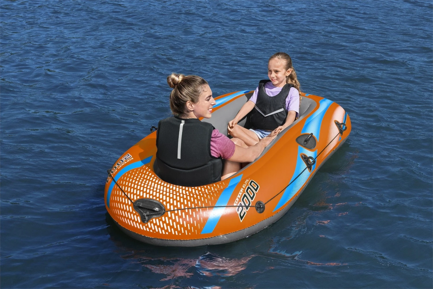 Bestway 2 Person Inflatable Boat Set Kondor Elite 2000 5 Bestway 2 Person Inflatable Boat Set Kondor Elite 2000 - Image 3