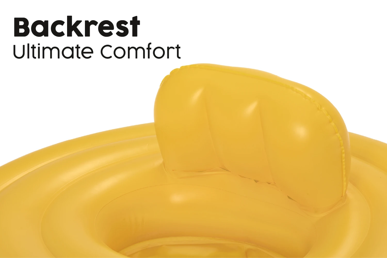 Bestway Inflatable Round Baby Boat Swim Ring, With Backrest 9 Bestway Inflatable Round Baby Boat Swim Ring, With Backrest - Image 7