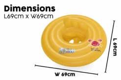 Bestway Inflatable Round Baby Boat Swim Ring, With Backrest 19 Bestway Inflatable Round Baby Boat Swim Ring, With Backrest -Bestway Sale BW32096 23 BWWebsiteCallout5