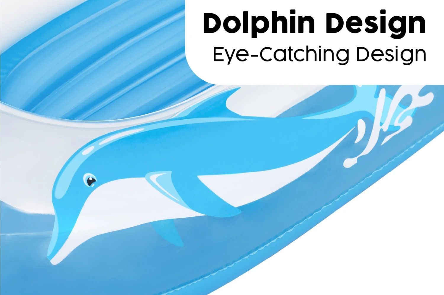 Kids Inflatable Dolphin Pool Boat 9 Kids Inflatable Dolphin Pool Boat - Image 7