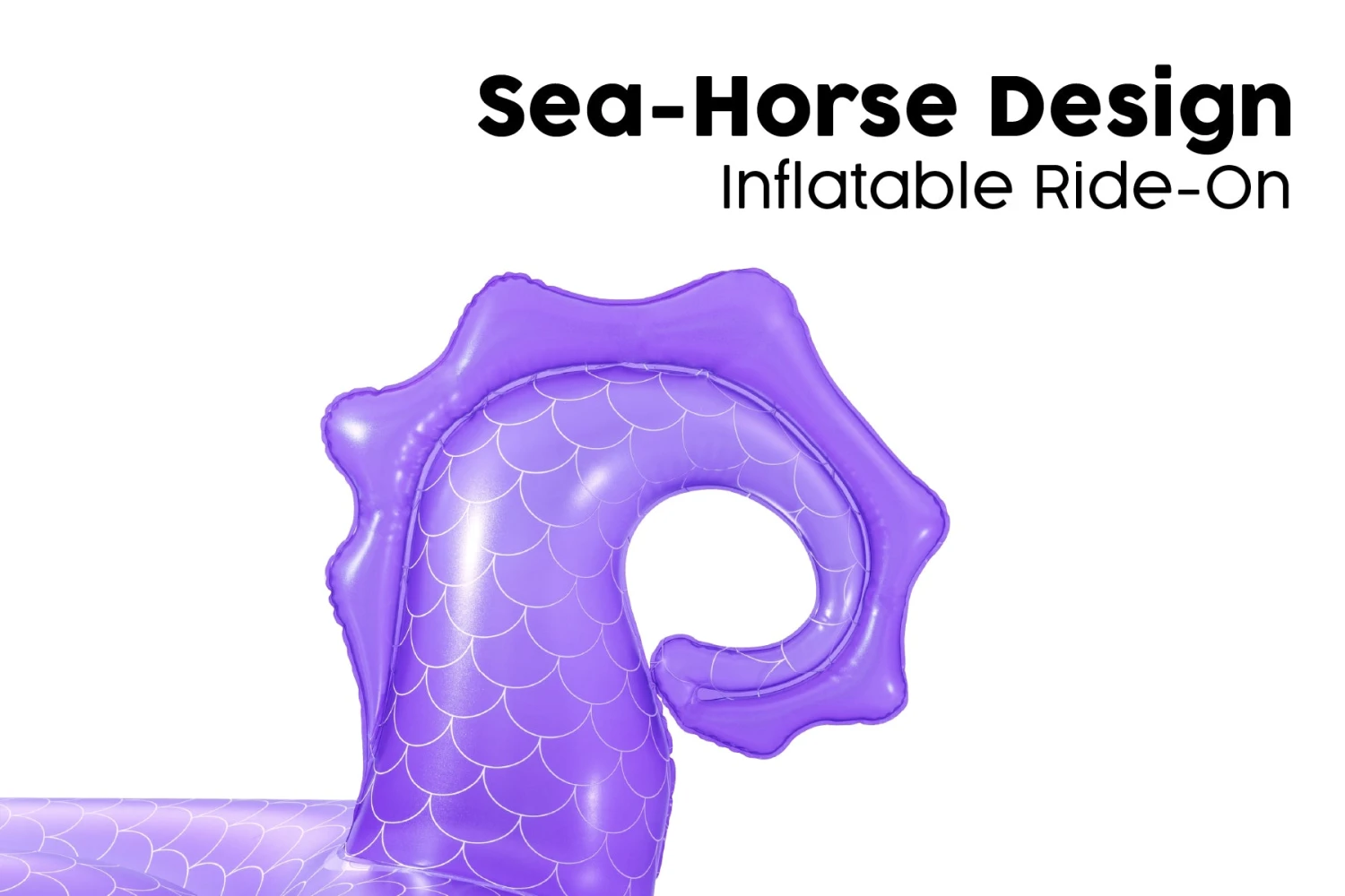 Bestway Inflatable Royal Seahorse Pool Float 8 Bestway Inflatable Royal Seahorse Pool Float - Image 6