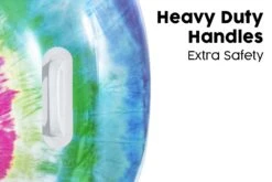 Bestway Inflatable Tie Dye Swim Ring, Pool Float With Backrest -Bestway Sale BW43637 BWWebsiteCallout5