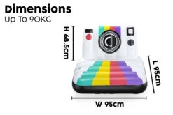 Bestway Inflatable Vintage Camera Pool Float 17 Bestway Inflatable Vintage Camera Pool Float -Bestway Sale BW43656 BWWebsiteCallout4