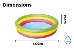 Bestway 3-Ring Colourful Kids Inflatable Paddling Pool -Bestway Sale BW51104 feature 5Website