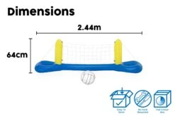 Bestway Inflatable Water Volleyball Pool Game Set -Bestway Sale BW52133 21 feature 6Website