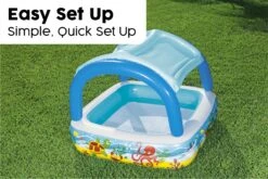 Bestway Kids Inflatable Paddling Pool, With Canopy - 58" -Bestway Sale BW52192 19 feature 2Website
