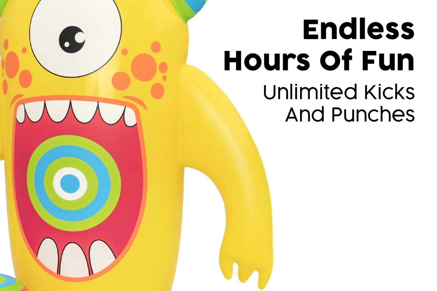 Bestway Kids Inflatable Bounce Back Monster Boxing Set 8 Bestway Kids Inflatable Bounce Back Monster Boxing Set - Image 6