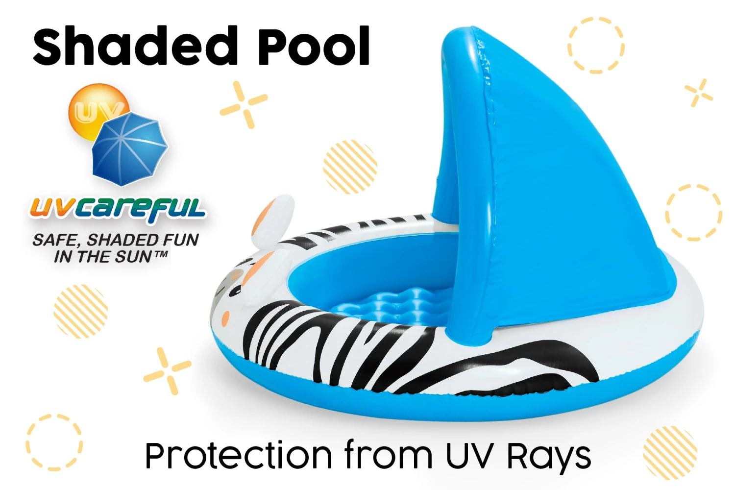 Bestway Safari Sun Shaded Inflatable Paddling Pool 8 Bestway Safari Sun Shaded Inflatable Paddling Pool - Image 6