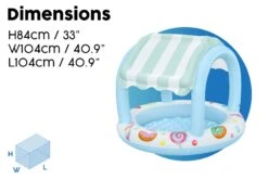 Bestway Sweet Shoppe Shaded Kiddie Pool -Bestway Sale BW52638 BWWebsiteCallout4