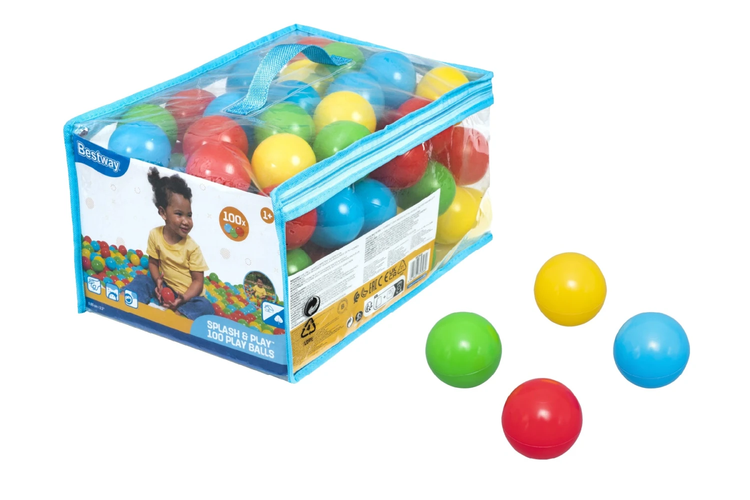 Bestway Splash & Play 100 Balls 5 Bestway Splash & Play 100 Balls - Image 3