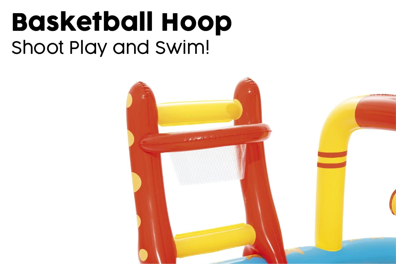 Bestway Kids Inflatable Lil' Champ Paddling Pool Water Play Centre, With Activities 8 Bestway Kids Inflatable Lil' Champ Paddling Pool Water Play Centre, With Activities - Image 6