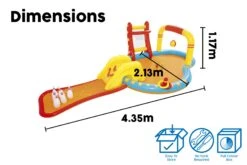 Bestway Kids Inflatable Lil' Champ Paddling Pool Water Play Centre, With Activities 19 Bestway Kids Inflatable Lil' Champ Paddling Pool Water Play Centre, With Activities -Bestway Sale BW53068 feature 6Website