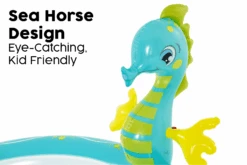 Bestway Seahorse Sprinkler Kids Inflatable Paddling Pool -Bestway Sale BW53114 feature 4Website