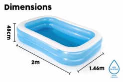 Bestway Inflatable Paddling Swimming Pool - 8.7ft 21 Bestway Inflatable Paddling Swimming Pool - 8.7ft -Bestway Sale BW54006 20 feature 6Website