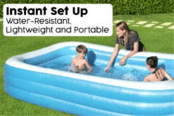 Bestway Inflatable Paddling Swimming Pool - 10ft -Bestway Sale BW54009 20 feature 2Website